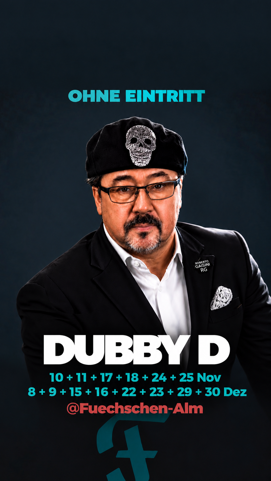 DUBBY D – Fuchschen-Alm Eventposter